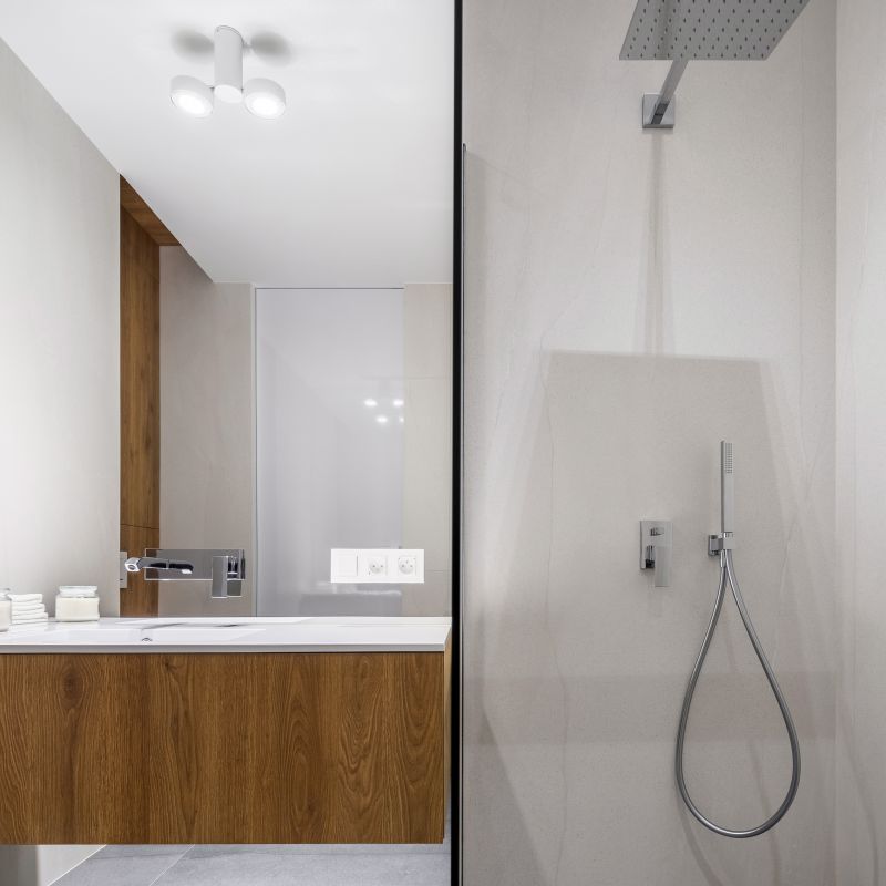 Spacious Modern Shower